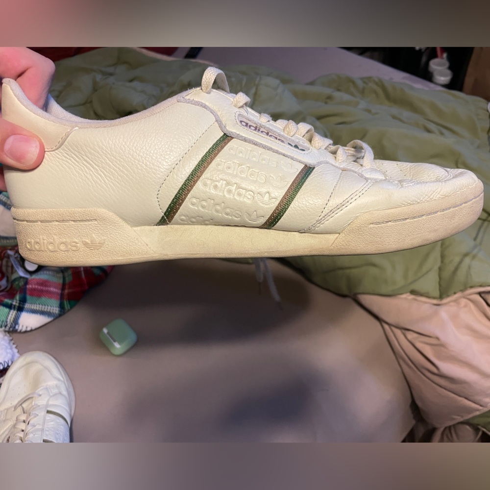 Adidas Continental 80 Lace Up Sneakers - Sand (Mens 13)
